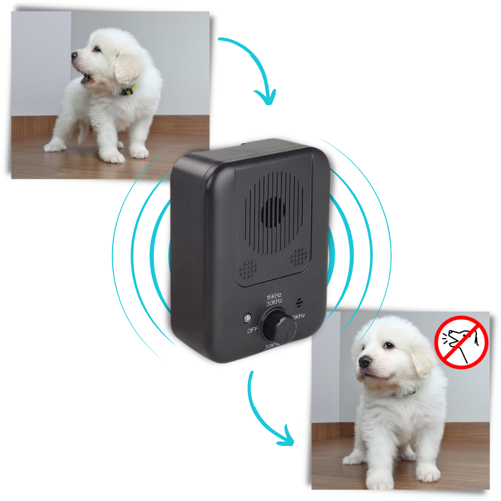 Disuasor ultrasónico de ladridos para perros