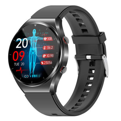 Nivel de azúcar en sangre con un solo clic|Glucosa en Sangre Presión Arterial ECG|ECG HRV Monitor de Frecuencia Cardíaca Reloj Inteligente de Salud