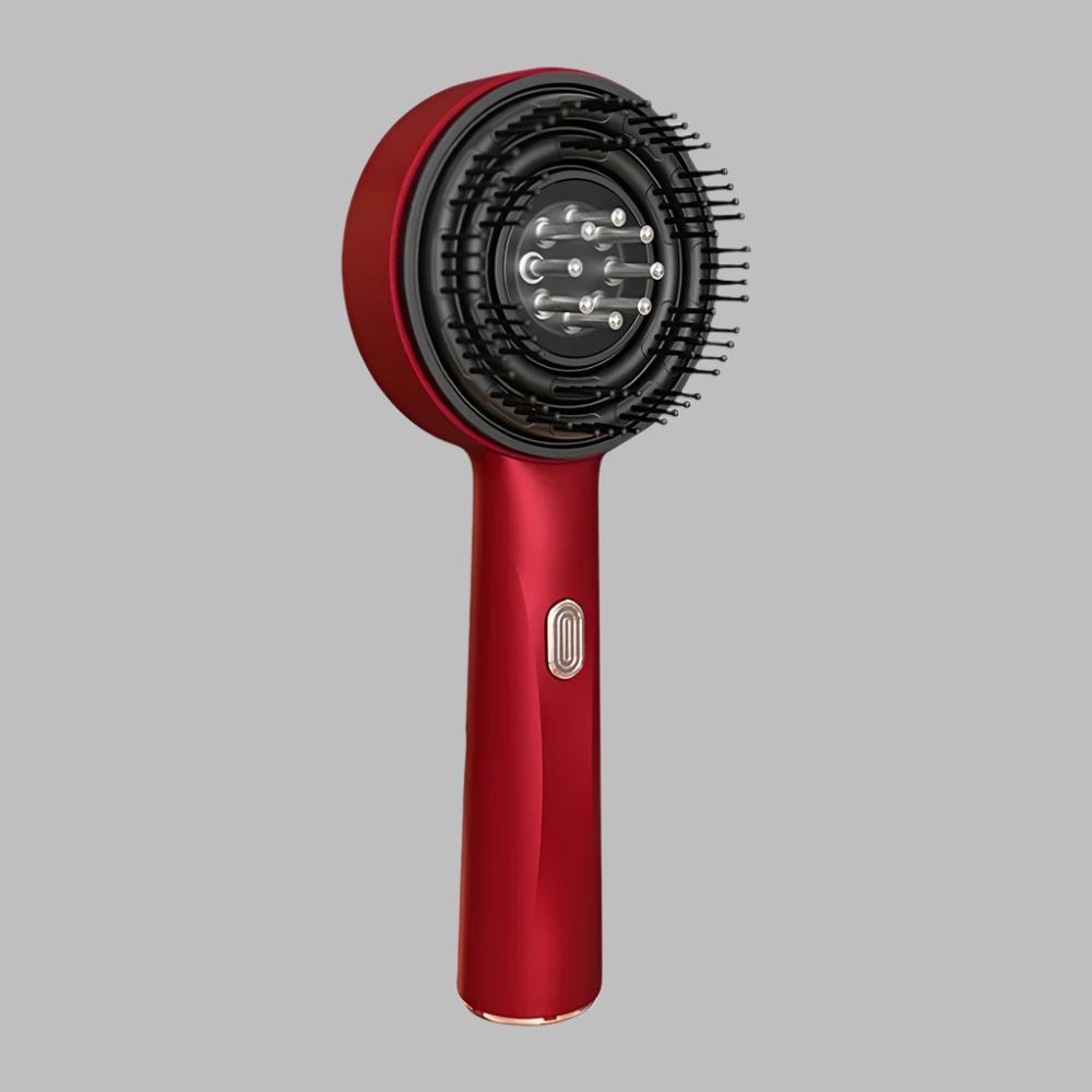 Peine de masaje eléctrico - Terapia de luz roja para el cuero cabellud