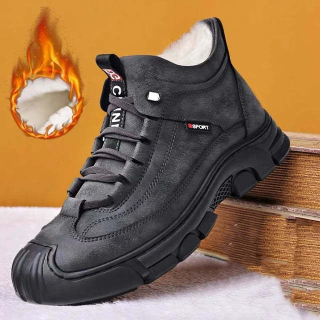 Zapatos de invierno cálidos de algodón para hombre