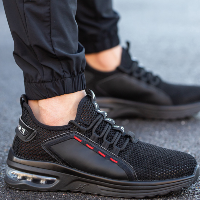 Zapatos ortopédicos ultraligeros, transpirables, con punta de acero y antideslizantes