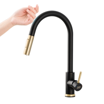 Grifo de cocina flexible con sensor