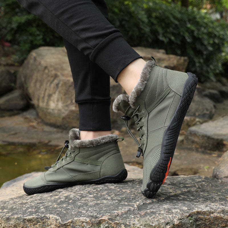 Zapatos descalzos de caña alta para invierno