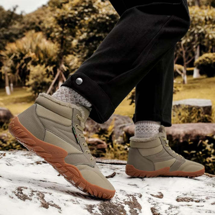 Botas Barefoot trekking impermeables térmicas para hombre