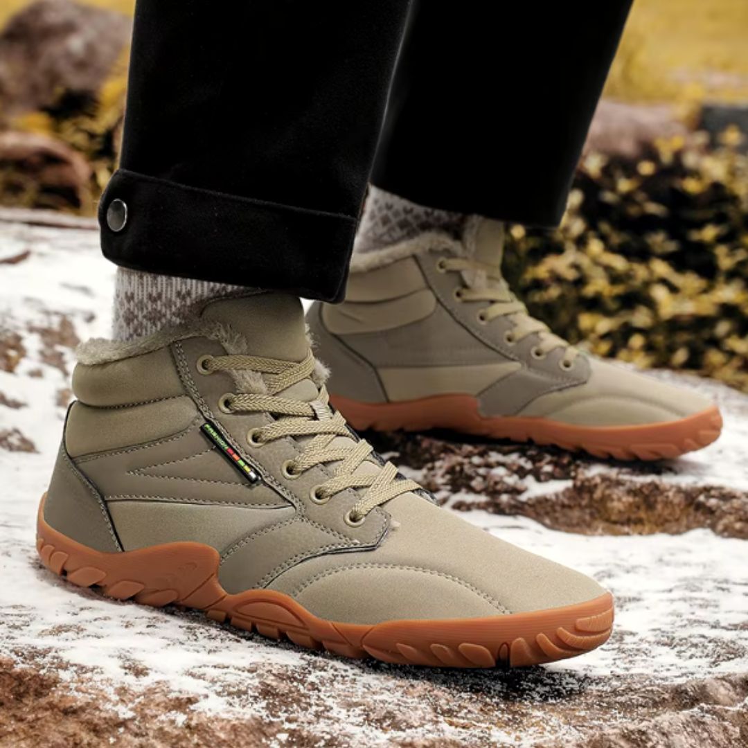 Botas Barefoot trekking impermeables térmicas para hombre