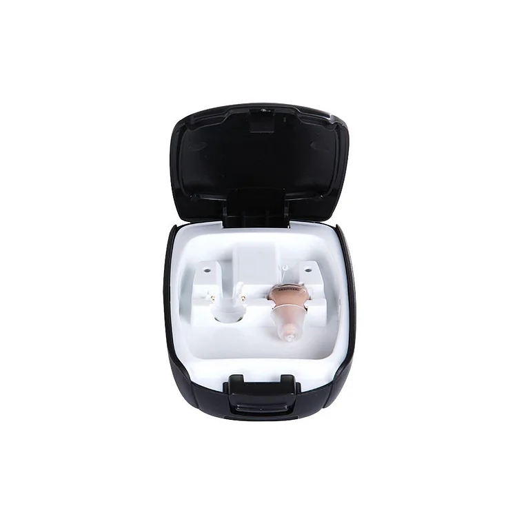 Audífonos con amplificador de sonido en el oído recargables e invisibl