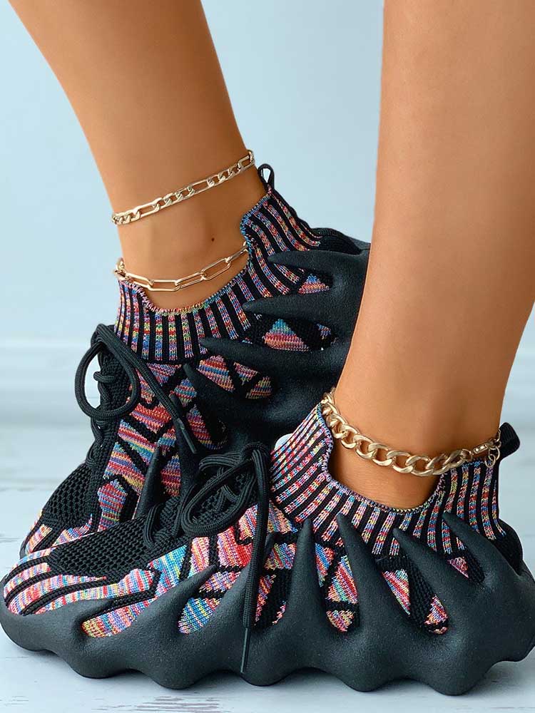 Zapatillas deportivas transpirables con cordones y soporte de arco CSP