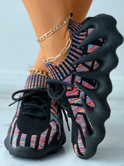 Zapatillas deportivas transpirables con cordones y soporte de arco CSP