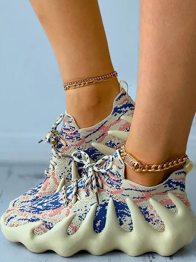 Zapatillas deportivas transpirables con cordones y soporte de arco CSP