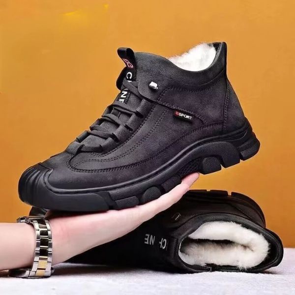 Zapatos de invierno cálidos de algodón para hombre