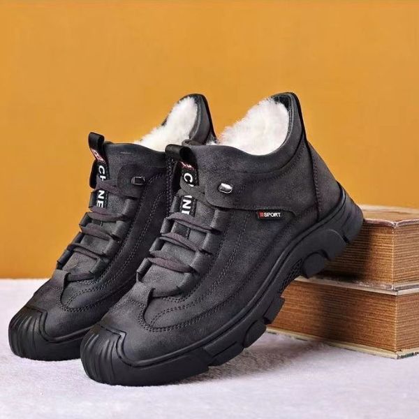 Zapatos de invierno cálidos de algodón para hombre