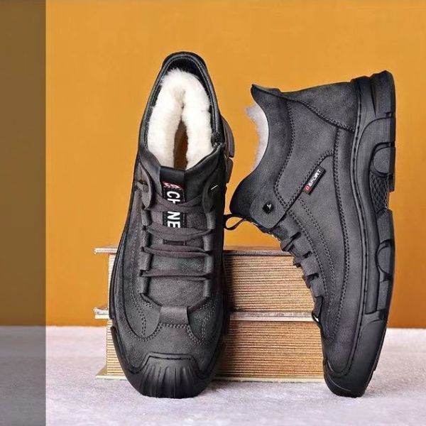 Zapatos de invierno cálidos de algodón para hombre