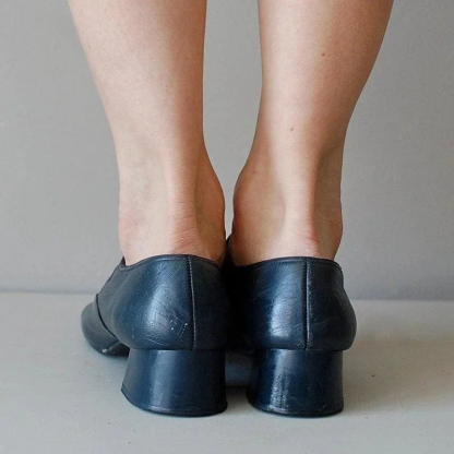 Zapatos Mary Janes de verano de tacón bajo estilo vintage para mujer