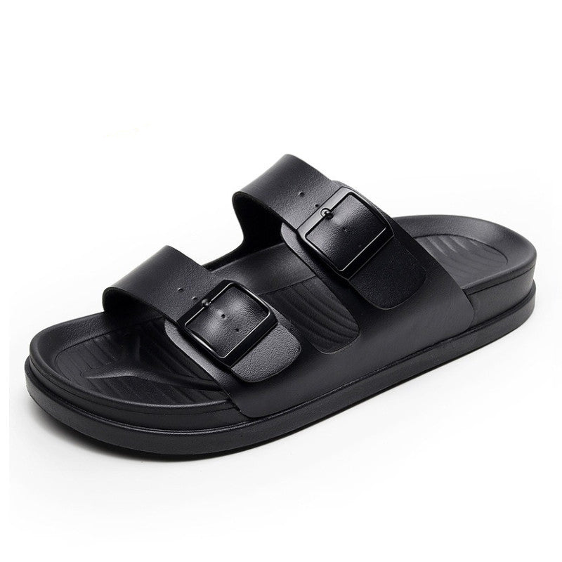 Sandalias ortopédicas impermeables para hombre con hebilla y soporte para el arco de la playa