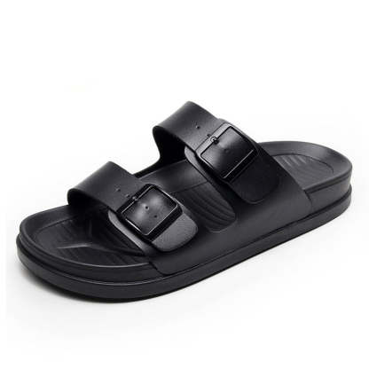 Sandalias ortopédicas impermeables para hombre con hebilla y soporte para el arco de la playa