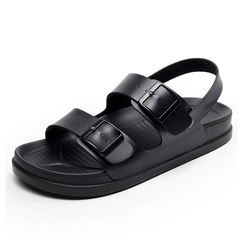 Sandalias ortopédicas impermeables para hombre con hebilla y soporte para el arco de la playa