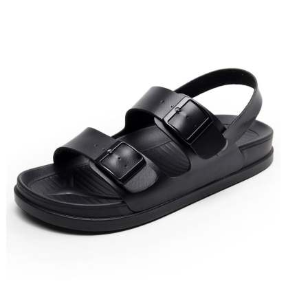Sandalias ortopédicas impermeables para hombre con hebilla y soporte para el arco de la playa
