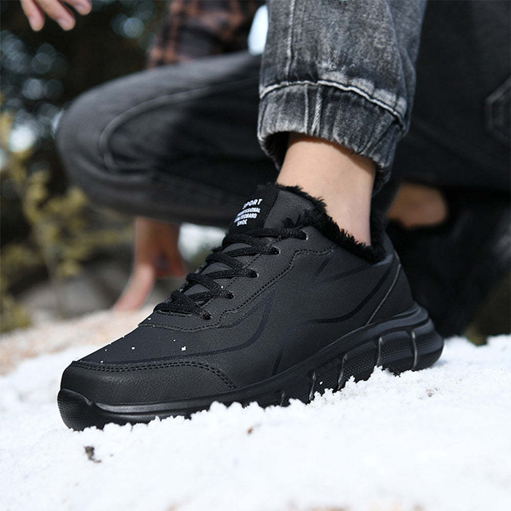 Zapatillas cómodas de cuero para hombre