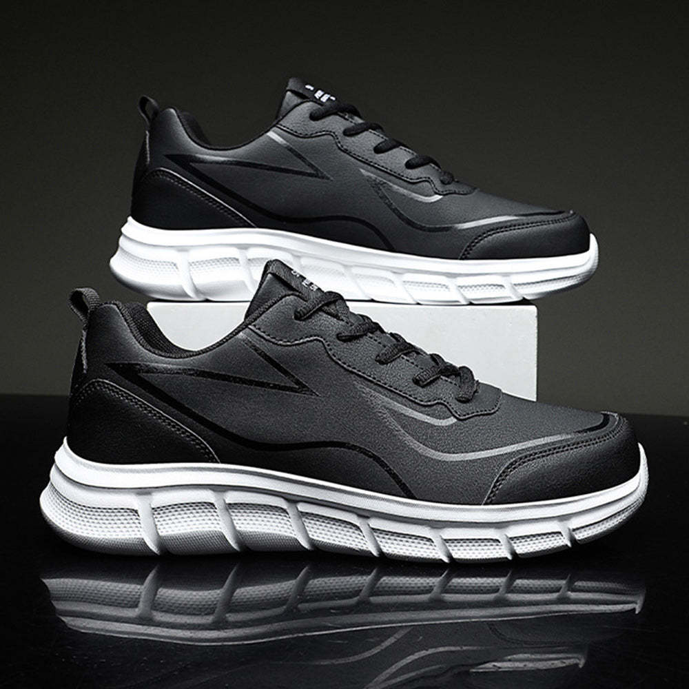 Zapatillas cómodas de cuero para hombre