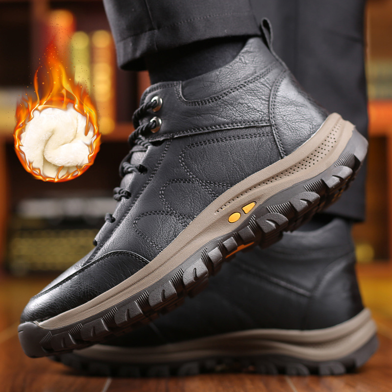 Invierno | Zapatos Ortopédide informales transpirables antideslizantes y con soporte para el arco cosidos a mano para hombre-CSP ZAPATOS