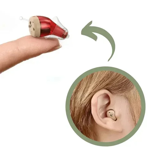 Audífonos Micro OTC CIC casi invisibles y recargables
