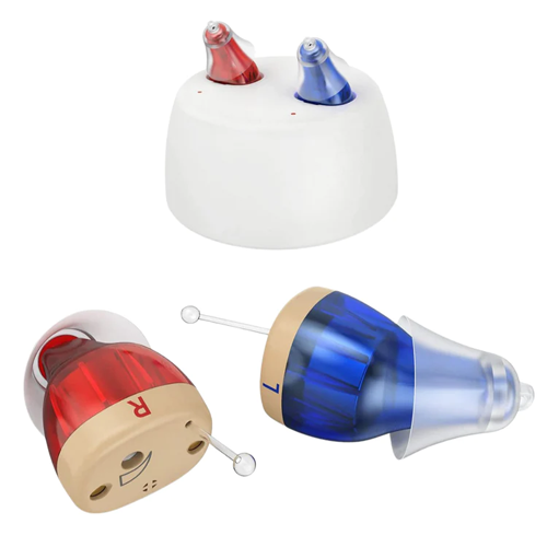 Audífonos Micro OTC CIC casi invisibles y recargables