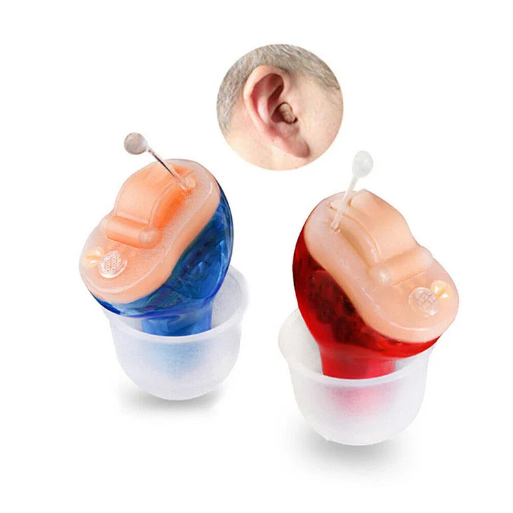 Mini audífonos digitales, amplificador de voz, invisibles en el oído