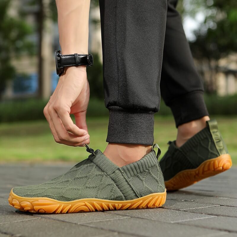 Zapatos Barefoot  ligeros con punta ancha para hombre