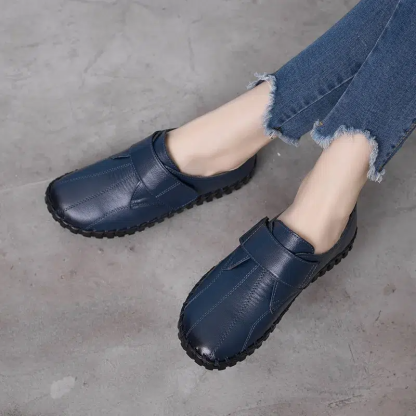 Mocasines ortopédicos de mujer con cierre 