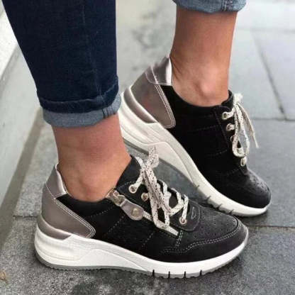 Zapatillas ortopédicas con cuña para mujer