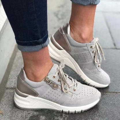 Zapatillas ortopédicas con cuña para mujer