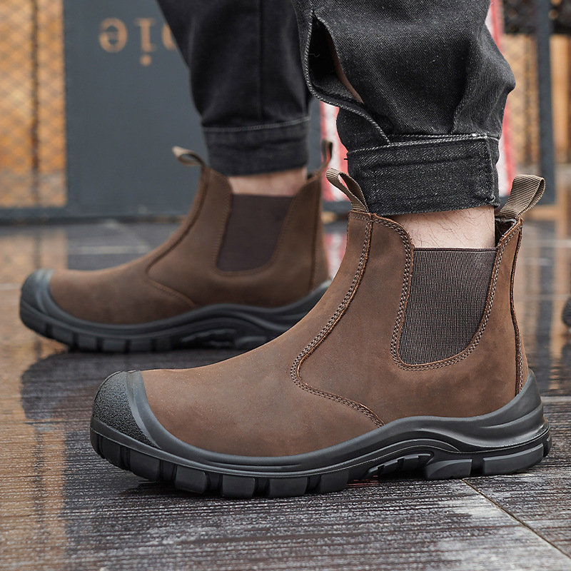 Zapatos de Trabajo Botas de Seguridad - S3 Primera capa de piel de vacuno