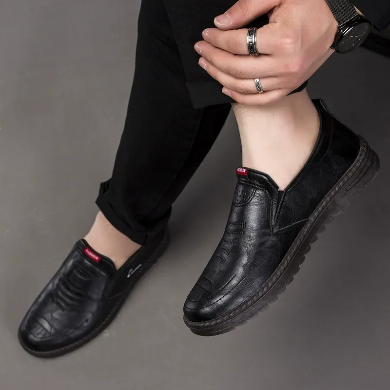 Mocasines ortopédicos para hombre con suela gruesa