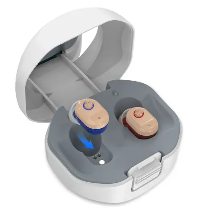 Audífono Digital recargable para ancianos, amplificador de audición ajustable