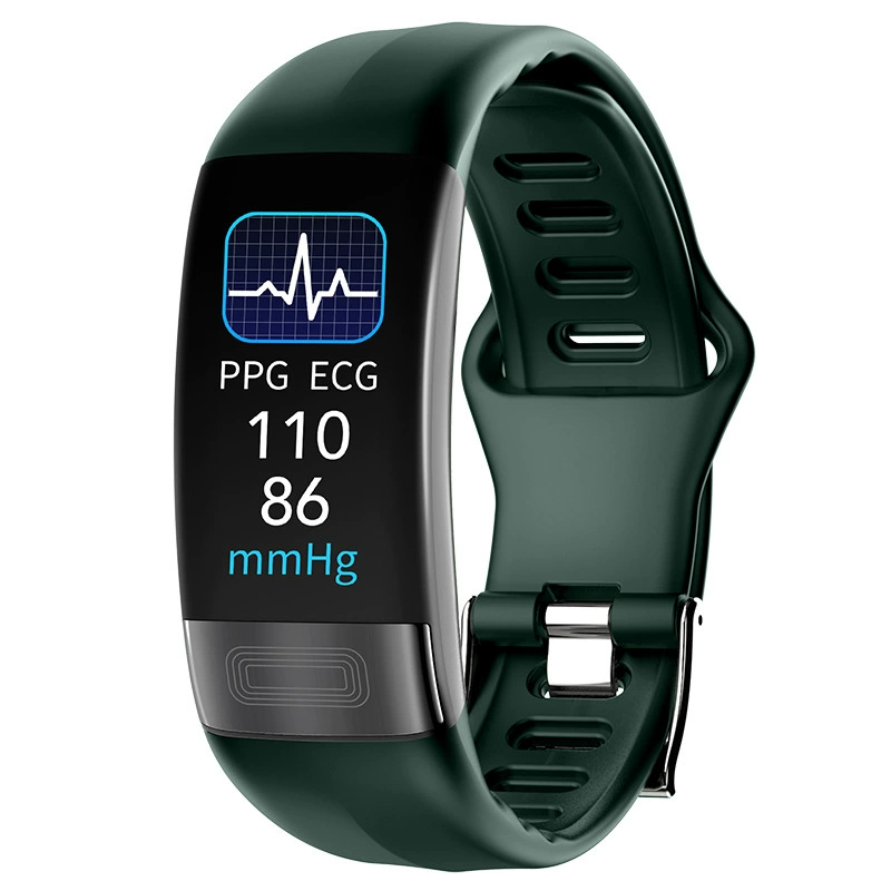 Pulsera inteligente P11 con monitorización de oxígeno en sangre y ECG