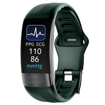 Pulsera inteligente P11 con monitorización de oxígeno en sangre y ECG
