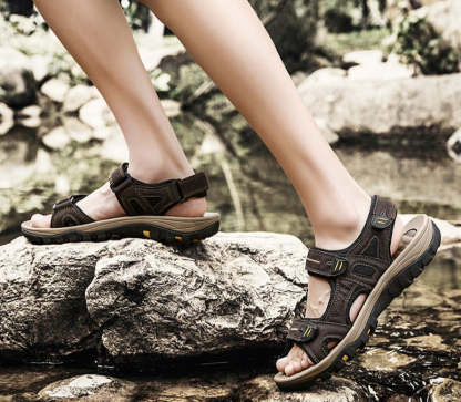 Sandalias ortopédicas antideslizantes para senderismo al aire libre para hombre