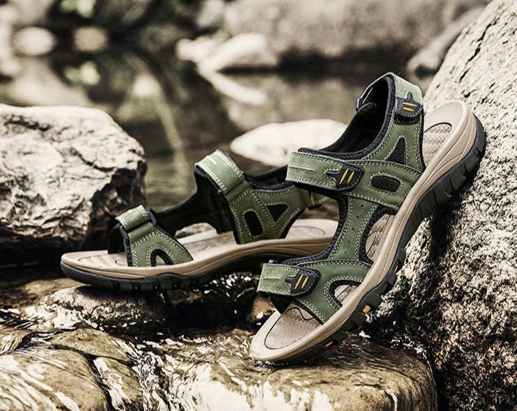 Sandalias ortopédicas antideslizantes para senderismo al aire libre para hombre