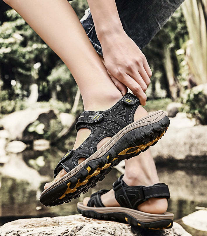 Sandalias ortopédicas antideslizantes para senderismo al aire libre para hombre
