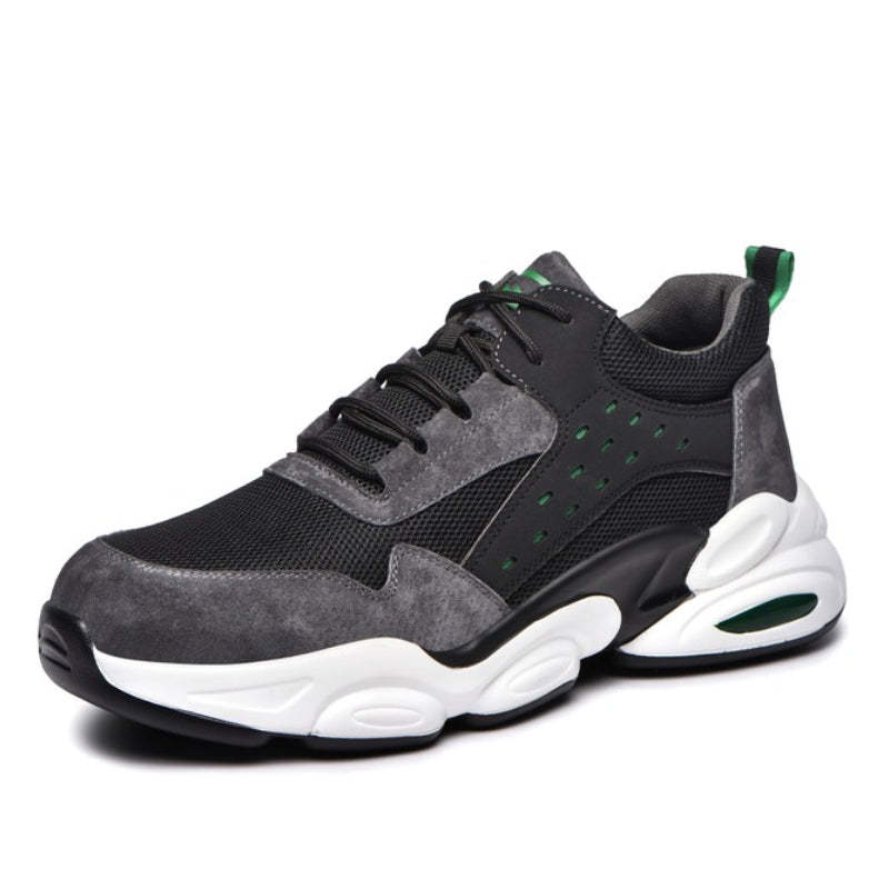 Zapatos ortopédicos para hombres Zapatillas de seguridad antiaplastamiento Steel Head Trendy