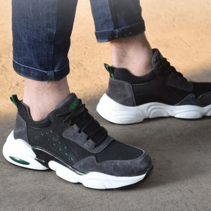 Zapatos ortopédicos para hombres Zapatillas de seguridad antiaplastamiento Steel Head Trendy