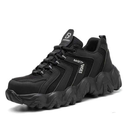 Zapatos ortopédicos indestructibles con suela sólida y reflectantes de seguridad