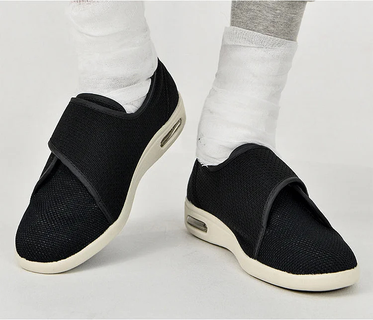 Zapatos anchos para diabéticos de talla grande para pies hinchados (unisex)