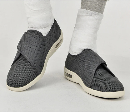 Zapatos anchos para diabéticos de talla grande para pies hinchados (unisex)