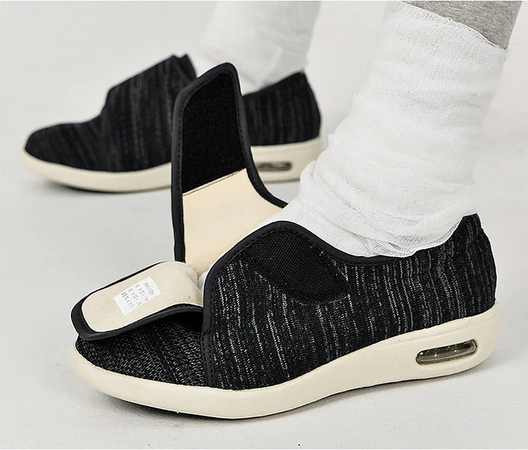 Zapatos anchos para diabéticos de talla grande para pies hinchados (unisex)