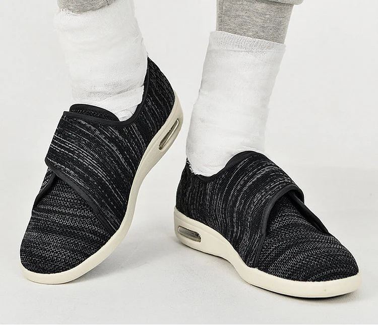 Zapatos anchos para diabéticos de talla grande para pies hinchados (unisex)