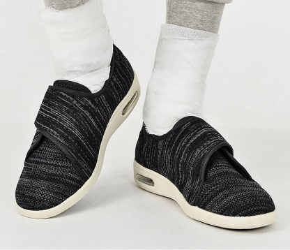 Zapatos anchos para diabéticos de talla grande para pies hinchados (unisex)