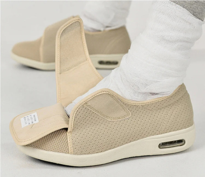 Zapatos anchos para diabéticos de talla grande para pies hinchados (unisex)