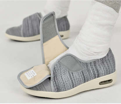 Zapatos anchos para diabéticos de talla grande para pies hinchados (unisex)
