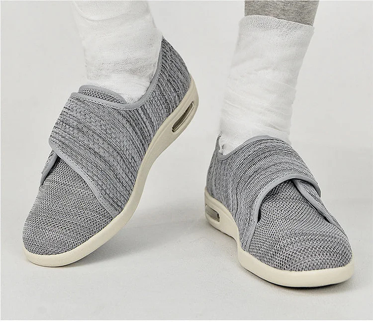 Zapatos anchos para diabéticos de talla grande para pies hinchados (unisex)